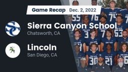 Recap: Sierra Canyon School vs. Lincoln  2022