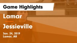 Lamar  vs Jessieville  Game Highlights - Jan. 24, 2019