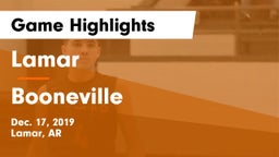 Lamar  vs Booneville  Game Highlights - Dec. 17, 2019