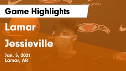 Lamar  vs Jessieville  Game Highlights - Jan. 5, 2021