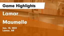 Lamar  vs Maumelle  Game Highlights - Jan. 10, 2024