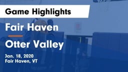 Fair Haven  vs Otter Valley  Game Highlights - Jan. 18, 2020