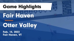 Fair Haven  vs Otter Valley Game Highlights - Feb. 14, 2022