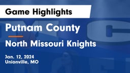 Putnam County  vs North Missouri Knights Game Highlights - Jan. 12, 2024