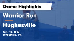 Warrior Run  vs Hughesville  Game Highlights - Jan. 12, 2018