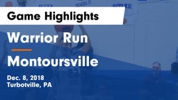 Warrior Run  vs Montoursville Game Highlights - Dec. 8, 2018