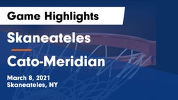 Skaneateles  vs Cato-Meridian  Game Highlights - March 8, 2021