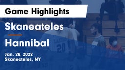 Skaneateles  vs Hannibal  Game Highlights - Jan. 28, 2022