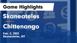 Skaneateles  vs Chittenango  Game Highlights - Feb. 2, 2023