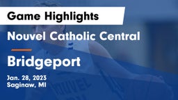 Nouvel Catholic Central  vs Bridgeport  Game Highlights - Jan. 28, 2023