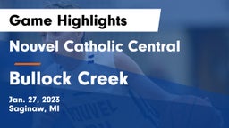 Nouvel Catholic Central  vs Bullock Creek  Game Highlights - Jan. 27, 2023