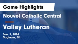 Nouvel Catholic Central  vs Valley Lutheran  Game Highlights - Jan. 5, 2024