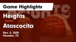 Heights  vs Atascocita  Game Highlights - Dec. 5, 2020