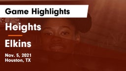Heights  vs Elkins  Game Highlights - Nov. 5, 2021