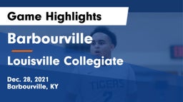 Barbourville  vs Louisville Collegiate Game Highlights - Dec. 28, 2021
