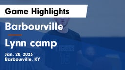 Barbourville  vs Lynn camp  Game Highlights - Jan. 20, 2023
