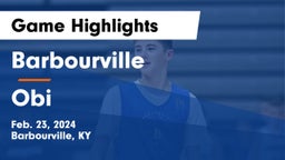 Barbourville  vs Obi Game Highlights - Feb. 23, 2024