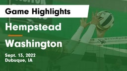 Hempstead  vs Washington  Game Highlights - Sept. 13, 2022