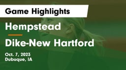 Hempstead  vs ****-New Hartford Game Highlights - Oct. 7, 2023