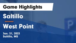 Saltillo  vs West Point  Game Highlights - Jan. 31, 2023