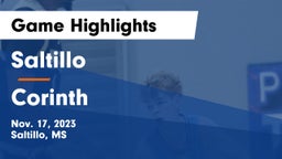 Saltillo  vs Corinth  Game Highlights - Nov. 17, 2023
