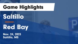 Saltillo  vs Red Bay  Game Highlights - Nov. 24, 2023