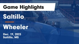 Saltillo  vs Wheeler Game Highlights - Dec. 19, 2023