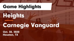 Heights  vs Carnegie Vanguard  Game Highlights - Oct. 30, 2020