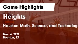 Heights  vs Houston Math, Science, and Technology Center Game Highlights - Nov. 6, 2020