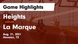 Heights  vs La Marque  Game Highlights - Aug. 21, 2021