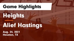 Heights  vs Alief Hastings  Game Highlights - Aug. 24, 2021