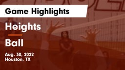 Heights  vs Ball  Game Highlights - Aug. 30, 2022