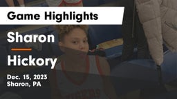 Sharon  vs Hickory  Game Highlights - Dec. 15, 2023