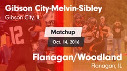 Matchup: Gibson vs. Flanagan/Woodland  2016