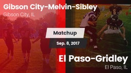 Matchup: Gibson vs. El Paso-Gridley  2017