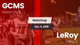 Matchup: Gibson vs. LeRoy  2018