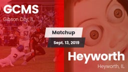 Matchup: Gibson vs. Heyworth  2019
