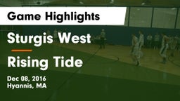 Sturgis West  vs Rising Tide Game Highlights - Dec 08, 2016