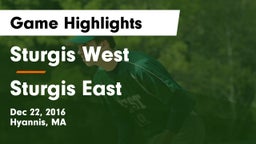 Sturgis West  vs Sturgis East Game Highlights - Dec 22, 2016
