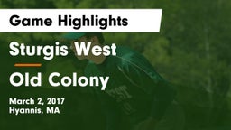 Sturgis West  vs Old Colony Game Highlights - March 2, 2017