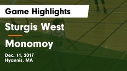Sturgis West  vs Monomoy  Game Highlights - Dec. 11, 2017