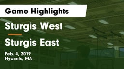 Sturgis West  vs Sturgis East Game Highlights - Feb. 4, 2019