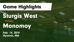 Sturgis West  vs Monomoy  Game Highlights - Feb. 14, 2019