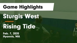 Sturgis West  vs Rising Tide Game Highlights - Feb. 7, 2020