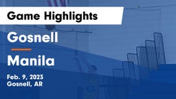 Gosnell  vs Manila  Game Highlights - Feb. 9, 2023