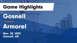 Gosnell  vs Armorel Game Highlights - Nov. 28, 2023