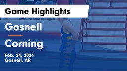 Gosnell  vs Corning  Game Highlights - Feb. 24, 2024