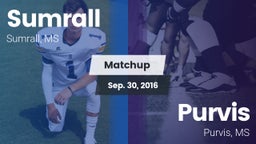Matchup: Sumrall  vs. Purvis  2016