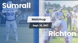 Matchup: Sumrall  vs. Richton  2017