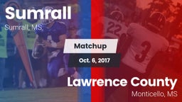 Matchup: Sumrall  vs. Lawrence County  2017